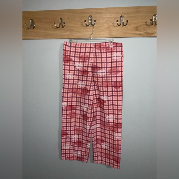 Harley-Davidson Pink Plaid Flannel Logo Pajama Set Small - Picture 5 of 9